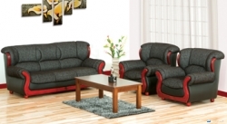 Damro Sofa PERRY SOFA 3+1+1 (PVC Cloth + Fabric) Price 