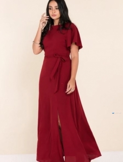 Flared Sleeve Maxi Party Dress Price in Srilanka