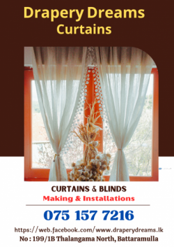 Curtains & Blinds Making - Battaramulla